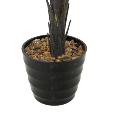 Ridge Road Decor 43-Inch Artificial Kwai Plant with Black Segmented Planter. View a larger version of this product image.