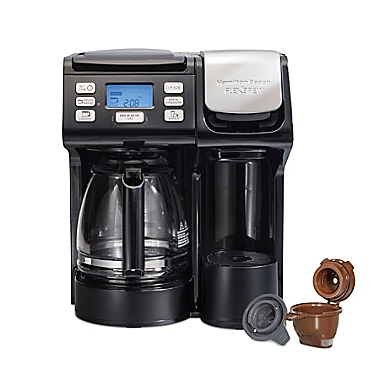 Hamilton Beach&reg; FlexBrew Trio Coffee Maker in Black. View a larger version of this product image.