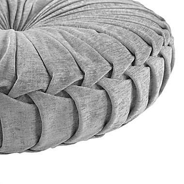 Intelligent Design Loretta 22-Inch Round Floor Pillow Cushion in Grey. View a larger version of this product image.