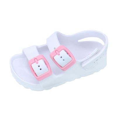 First Steps Stepping Stones Eva Sandal in White