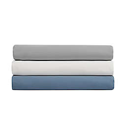 Nautica® Solid 180-Thread-Count CVC Fitted Sheet