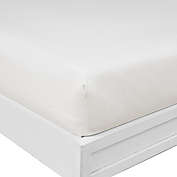 Nautica&reg; Solid 180-Thread-Count CVC Twin XL Fitted Sheet in Deck White