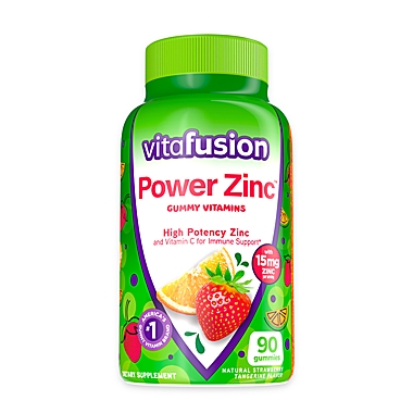 Vitafusion&trade; 90-Count Power Zinc Dietary Gummy Supplements. View a larger version of this product image.
