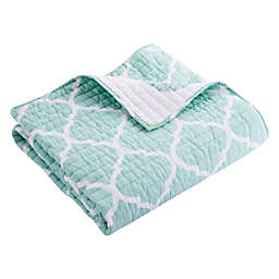 Levtex Home Del Ray Quilted Reversible Throw Blanket in Blue