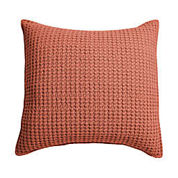 Levtex Home Mills Waffle Square Throw Pillow in Adobe