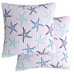 Levtex Home Camps Bay European Pillow Shams in Blue (Set of 2)