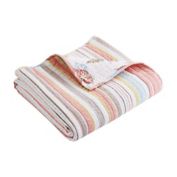 Levtex Home Brighton Quilted Reversible Throw Blanket in Blush