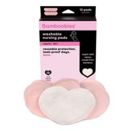 Bamboobies® Value-Pack Washable Nursing Pads in Light Pink