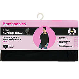 Bamboobies Chic Nursing Shawl in Black