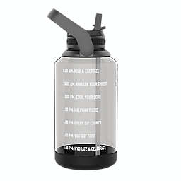 Takeya® Motivational 64 oz. Tritan Water Bottle in Black