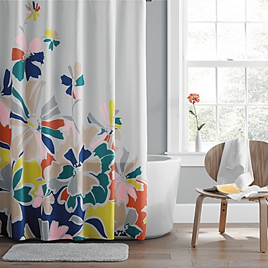 Simply Essential&trade; 72-Inch x 86-Inch Engineered Floral Shower Curtain. View a larger version of this product image.
