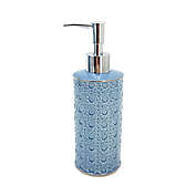 Everhome&trade; Cane Ceramic Lotion Pump Dispenser in Blue
