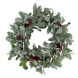 Bee & Willow™ 20-Inch Basic Lambs Ear Decorative Wreath