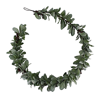 Bee &amp; Willow&trade; 6-Foot Lambs Ear Christmas Garland. View a larger version of this product image.