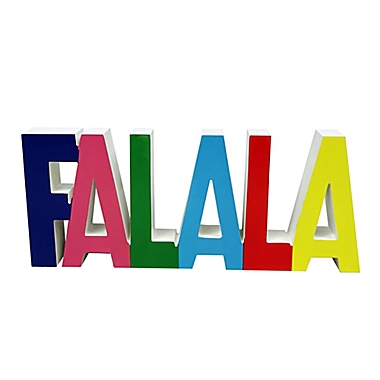 H for Happy&trade; 31-Inch Bright "Fa La La" Christmas Sign. View a larger version of this product image.