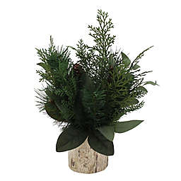 Bee & Willow™ 16-Inch Floral Pinecone Centerpiece
