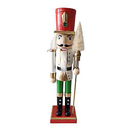 H for Happy™ 14-Inch Nutcracker in Red/Green