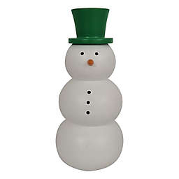 H for Happy™ 8-Inch Medium Snowman Figurine in Green