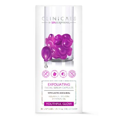 Clinicals by SpaScriptions&trade; 30-count Exfoliating Facial Serum Capsules