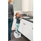 Alternate image 2 for Dreambaby&reg; Toddler & Me&trade; 1-Step Potty Trainer and Step Stool in Grey