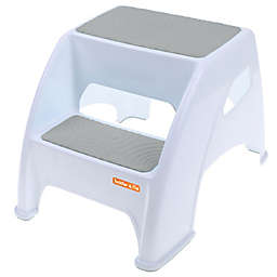 Dreambaby® Toddler & Me™ 2-Step Potty Trainer and Step Stool in White/Grey