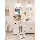 Alternate image 2 for Dreambaby&reg; Toddler & Me&trade; 2-Step Potty Trainer and Step Stool in White/Grey