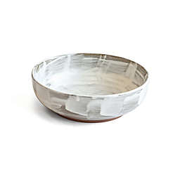 Over & Back® Dinner Bowls in Cream/Grey (Set of 4)