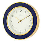 Alternate image 2 for Everhome&trade; 12-Inch Enamel Inlay Wall Clock in Navy