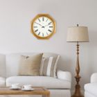 Alternate image 1 for Everhome&trade; 20-Inch Octagon Solid Wood Wall Clock