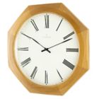 Alternate image 2 for Everhome&trade; 20-Inch Octagon Solid Wood Wall Clock