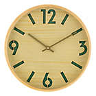 Alternate image 0 for Studio 3B&trade; 12&quot; Round Cutout Dial Wall Clock in Natural Wood