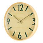 Alternate image 2 for Studio 3B&trade; 12&quot; Round Cutout Dial Wall Clock in Natural Wood