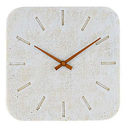 Studio 3B™ 12-Inch Square Wall Clock in Concrete