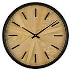 Alternate image 0 for Studio 3B&trade; 26&quot; Round Wood Dial Wall Clock in Black