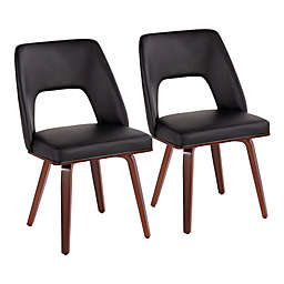 LumiSource® Triad Faux Leather Dining Side Chairs (Set of 2)