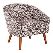 LumiSource&reg; Leopard Tub Chair in Brown