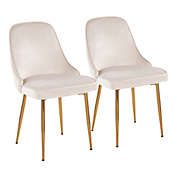 LumiSource&reg; Marcel Velvet Dining Chairs (Set of 2)