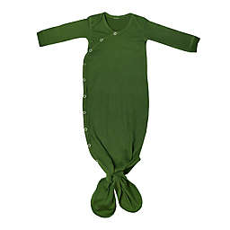 Copper Pearl™ Size 0-4M Alder Knotted Gown in Green