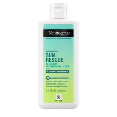 Neutrogena&reg; 6.7 fl. oz. Sun Rescue After Sun Replenishing Lotion w/Aloe Vera/Mint Extract. View a larger version of this product image.