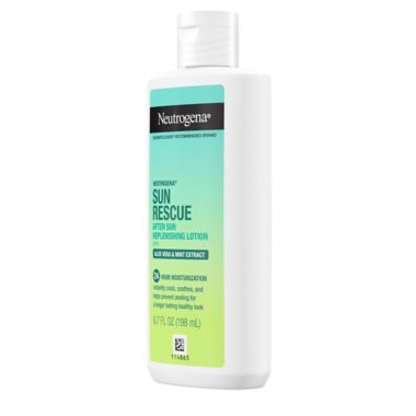 Neutrogena&reg; 6.7 fl. oz. Sun Rescue After Sun Replenishing Lotion w/Aloe Vera/Mint Extract. View a larger version of this product image.