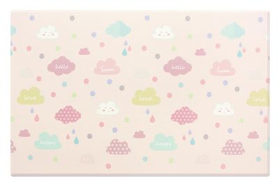 BabyCare&trade; Large Baby Play Mat in Happy Clouds Pink