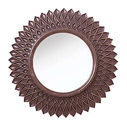 Camden Isle™ Stamford 22-Inch Round Wall Mirror in Brown