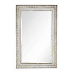 Camden Isle Delaney 32-Inch x 48-Inch Beveled Wall Mirror in Silver