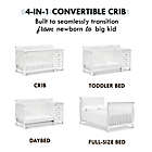Alternate image 10 for DaVinci Kalani 4-in-1 Convertible Crib &amp; Changer in White