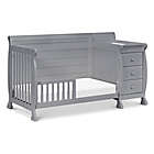 Alternate image 2 for DaVinci Kalani 4-in-1 Convertible Crib &amp; Changer in Gray