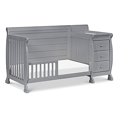 DaVinci Kalani 4-in-1 Convertible Crib &amp; Changer in Gray. View a larger version of this product image.
