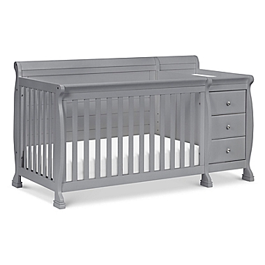 DaVinci Kalani 4-in-1 Convertible Crib &amp; Changer in Gray. View a larger version of this product image.