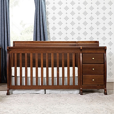 DaVinci Kalani 4-in-1 Convertible Crib & Changer in Espresso. View a larger version of this product image.