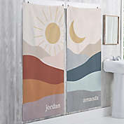 Boho Landscape Personalized Bath Towel