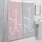 Simple and Sweet Personalized Bath Towel